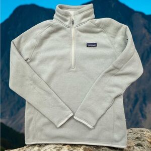 PATAGONIA Better Sweater 1/4 zip fleece pullover women’s size Large